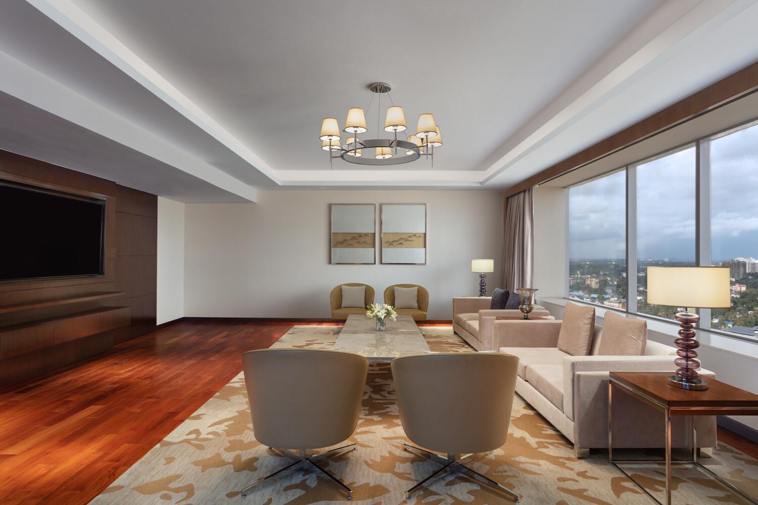 Kochi Marriott Hotel Экстерьер фото 3D interior rendering